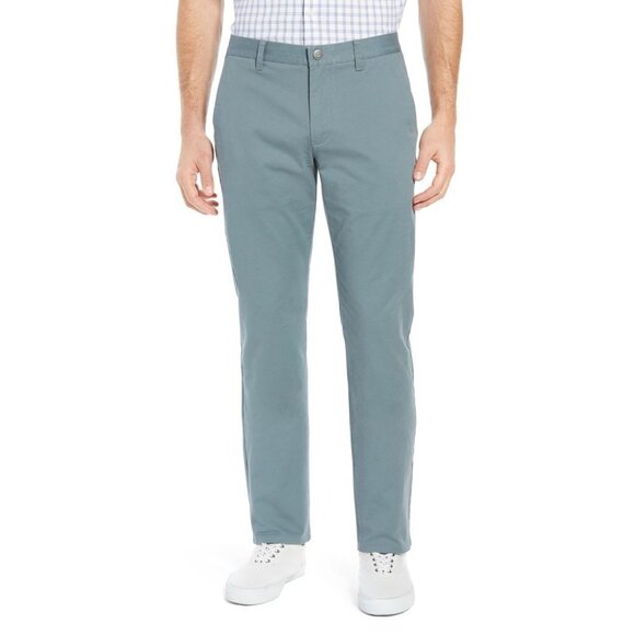 NEW Men's Bonobos Slim Fit Stretch Washed Chinos - Green MSRP $98 - Picture 1 of 11